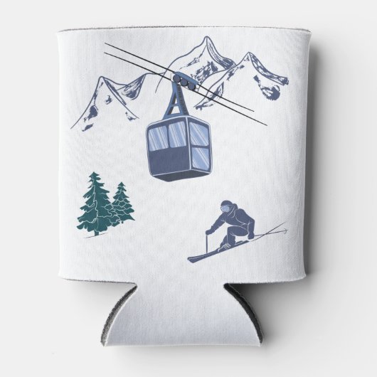 スキーシーンウィンタースポーツ 缶クーラー (正面)