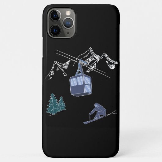スキーシーンウィンタースポーツ Case-Mate iPhoneケース (裏面)