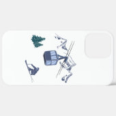スキーシーンウィンタースポーツ Case-Mate iPhoneケース (裏面 (横))