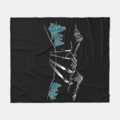 スキーシーンリゾートウィンタースポーツ フリースブランケット (正面(横))