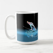 スキージャンパーのマグ コーヒーマグカップ (左)