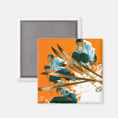 スキージャンパーズバイスキー溶接 マグネット (正面/裏面)