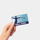 スキージャンパー先生ホールパス バッジ (手持ち)