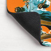 スキージャンパ（スキー溶接） マウスパッド (コーナー)