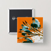 スキージャンパ(スキー溶接) 缶バッジ (正面&裏面)