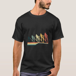 スキージャンプおもしろいギフトヴィンテージレトロ Tシャツ