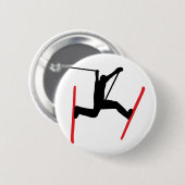 スキージャンプアイコン 缶バッジ (正面&裏面)