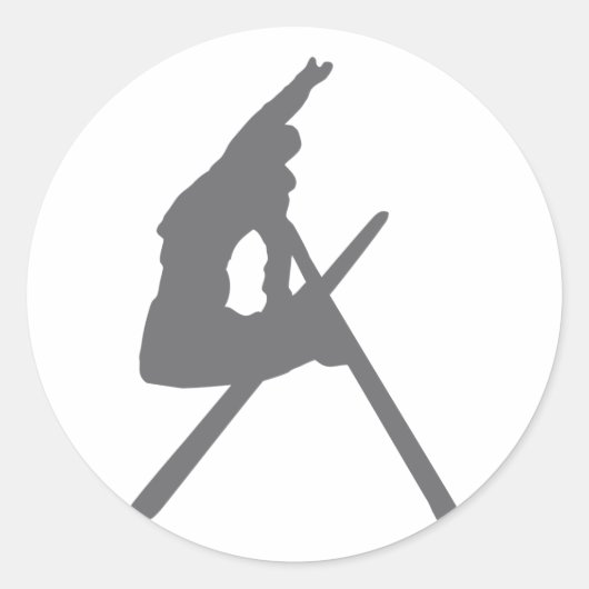 スキージャンプスキージャンパー ラウンドシール (正面)