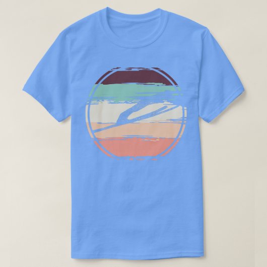 スキージャンプレトロ Tシャツ (デザイン正面)