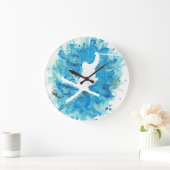 スキージャンプ時計 ラージ壁時計 (ホーム)