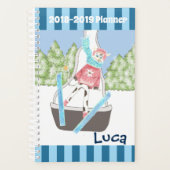 スキージャンプ牛キッズスクールプランナー プランナー手帳 (正面)