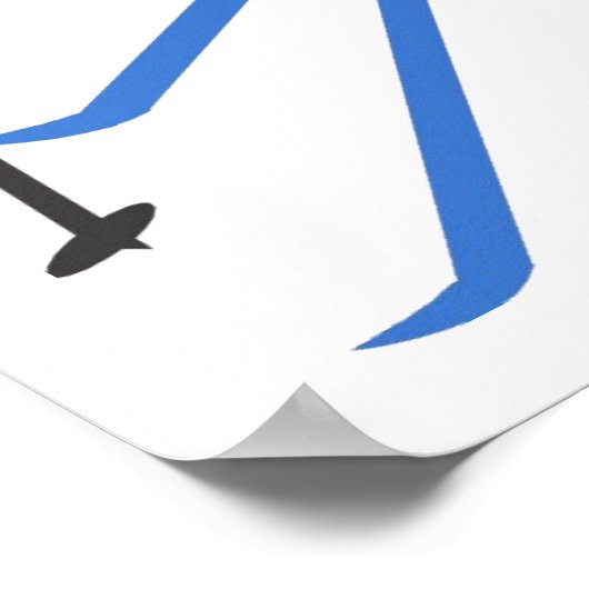 スキージャンプ ポスター (角)