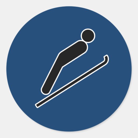 スキージャンプ ラウンドシール (正面)