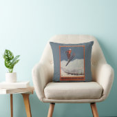 スキージャンプ- PLMのオリンピック広告宣伝ポスター クッション (椅子)