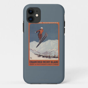 スキージャンプ- PLMのオリンピック広告宣伝ポスター iPhone 11 ケース