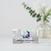 スキージロゴのクリーニング | 家の保業務 名刺 (スタンド正面)