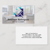 スキージロゴのクリーニング | 家の保業務 名刺 (正面/裏面)