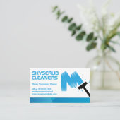 スキージロゴ | 窓ワッシャー 名刺 (スタンド正面)