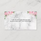 スキージ付き女性およびスプレーボトル 名刺 (裏面)