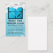 スキージ | ウィンドウのクリーニング | シャボン 名刺 (正面/裏面)