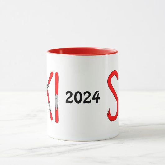 スキースキー マグカップ (中央)