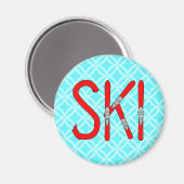 スキースキー マグネット (正面/裏面)