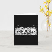 スキースノーボードコロラドライセンスプレートシュレッダーグナ カード (黄色い花)