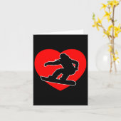 スキースノーボードゴーグルスキーおもしろいスノーボーディングギ カード (黄色い花)