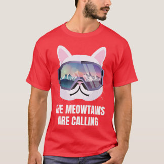 スキースノーボードゴーグルスキーおもしろいスノーボード Tシャツ