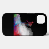 スキースポーツアートスキースポーツスキー愛好家 Case-Mate iPhoneケース (裏面 (横))