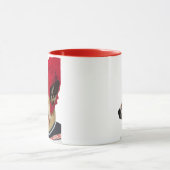 スキーセーターにドッグ2 マグカップ (中央)