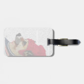 スキーセーターにドッグ2 ラゲッジタグ (裏面横)