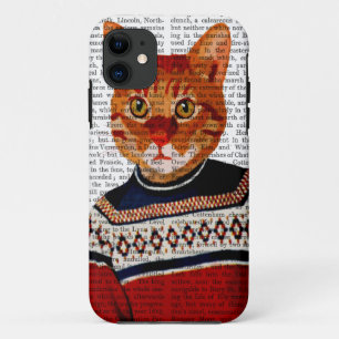 スキーセーターの猫2 iPhone 11 ケース