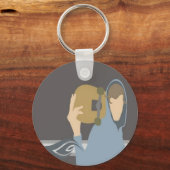 スキーターボーイキーチェーン キーホルダー (正面)