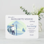 スキーテーマバチェロレッテ 招待状 (スタンド正面)