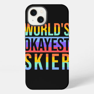スキーデザインオケイエストスキーヤースキーラバー iPhone 13ケース