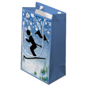 スキーデザイン抱き枕 スモールペーパーバッグ (裏面アングル)