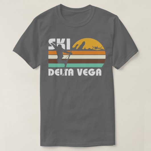 スキーデルタベガ2 Tシャツ (デザイン正面)