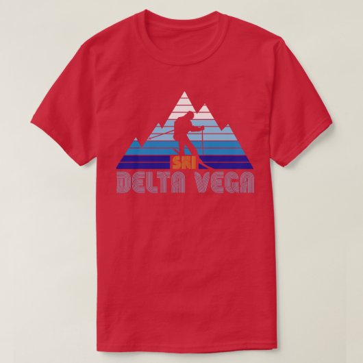 スキーデルタベガ3 Tシャツ (デザイン正面)