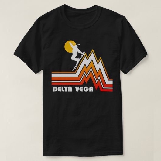 スキーデルタベガ4 Tシャツ (デザイン正面)