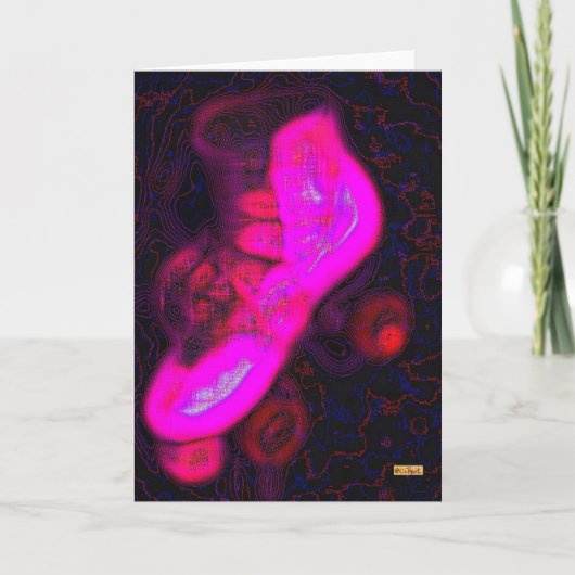 スキートピンク カード (正面)