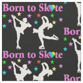 スキートブ生まれリックの美しい黒 ファブリック (クローズアップ)