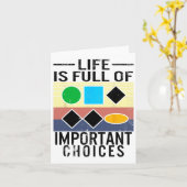 スキートレイルシンボルや象徴ライフフルチョイスSkier Sno カード (黄色い花)