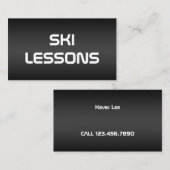 スキートレーナー 名刺 (正面/裏面)