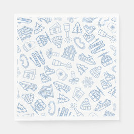 スキーバチェロレッテの最後のトースト スタンダードランチョンナプキン