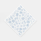 スキーバチェロレッテの最後のトースト スタンダードランチョンナプキン (角)