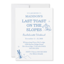 スキーバチェロレッテの最後のトースト