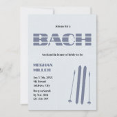 スキーバチェロレッテ冬季週末の日程 招待状 (正面)