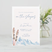 スキーバチェロレッテ週末招待状 招待状 (スタンド正面)