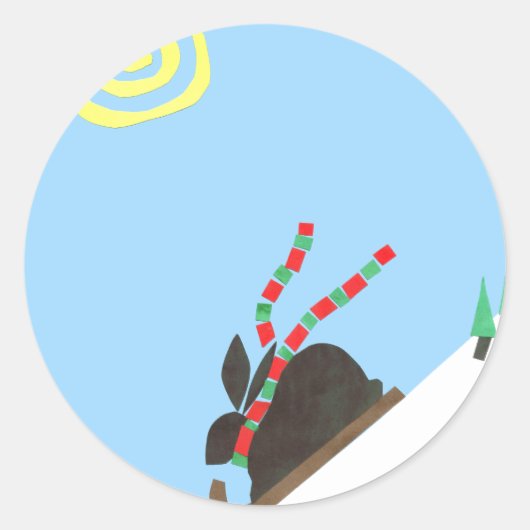 スキーバニー ラウンドシール (正面)